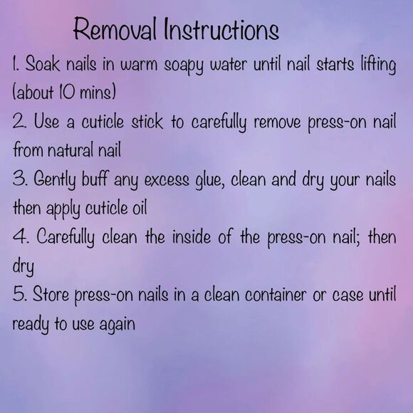 Piece of my heart gel pressons - Picture 11 of 11